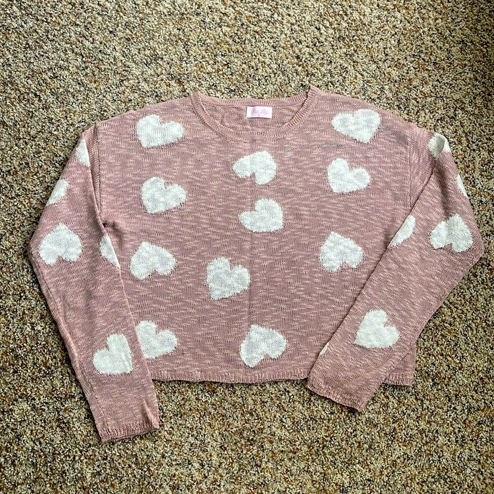 Valentine's Knit Heart Sweater